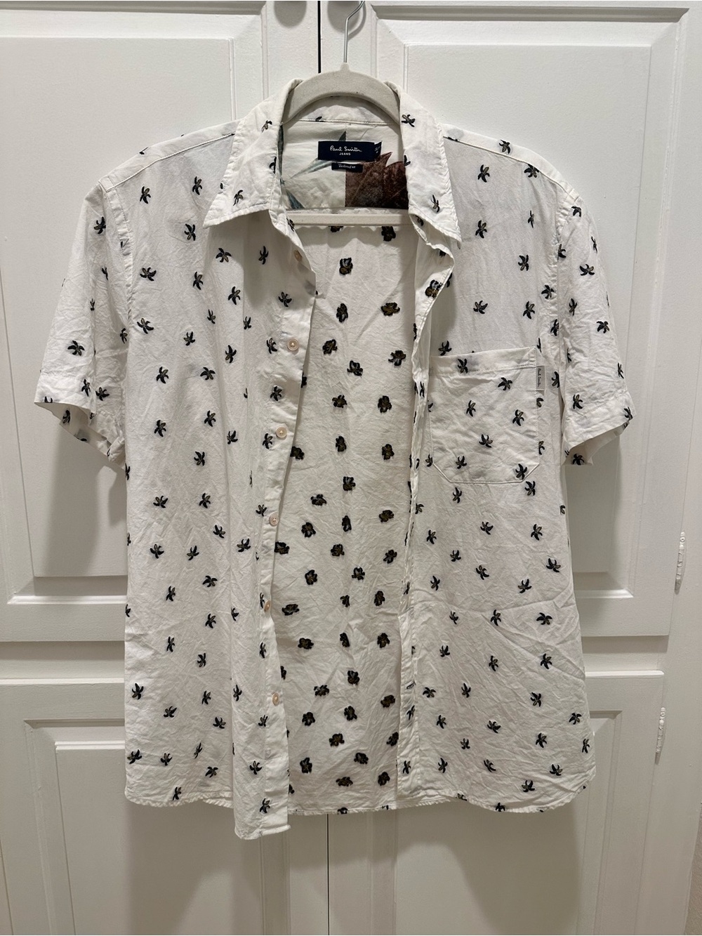 Paul Smith Bananas Embroidered Shirt